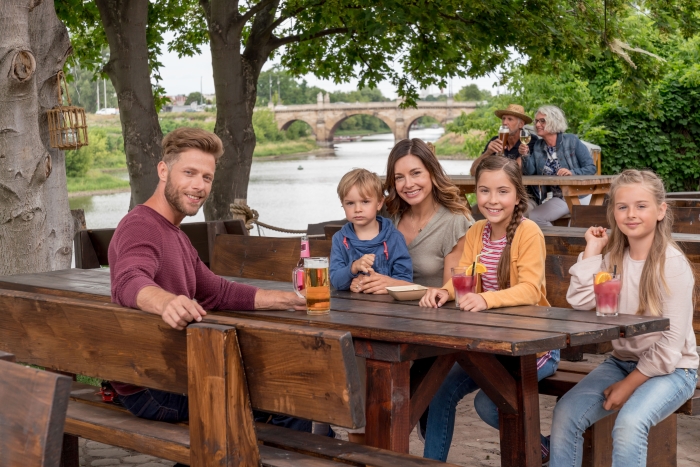 Gastronomie an der Elbe